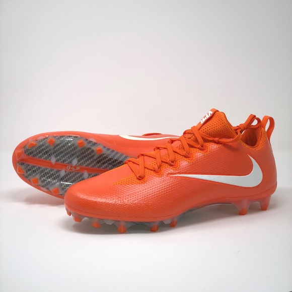 orange nike football cleats